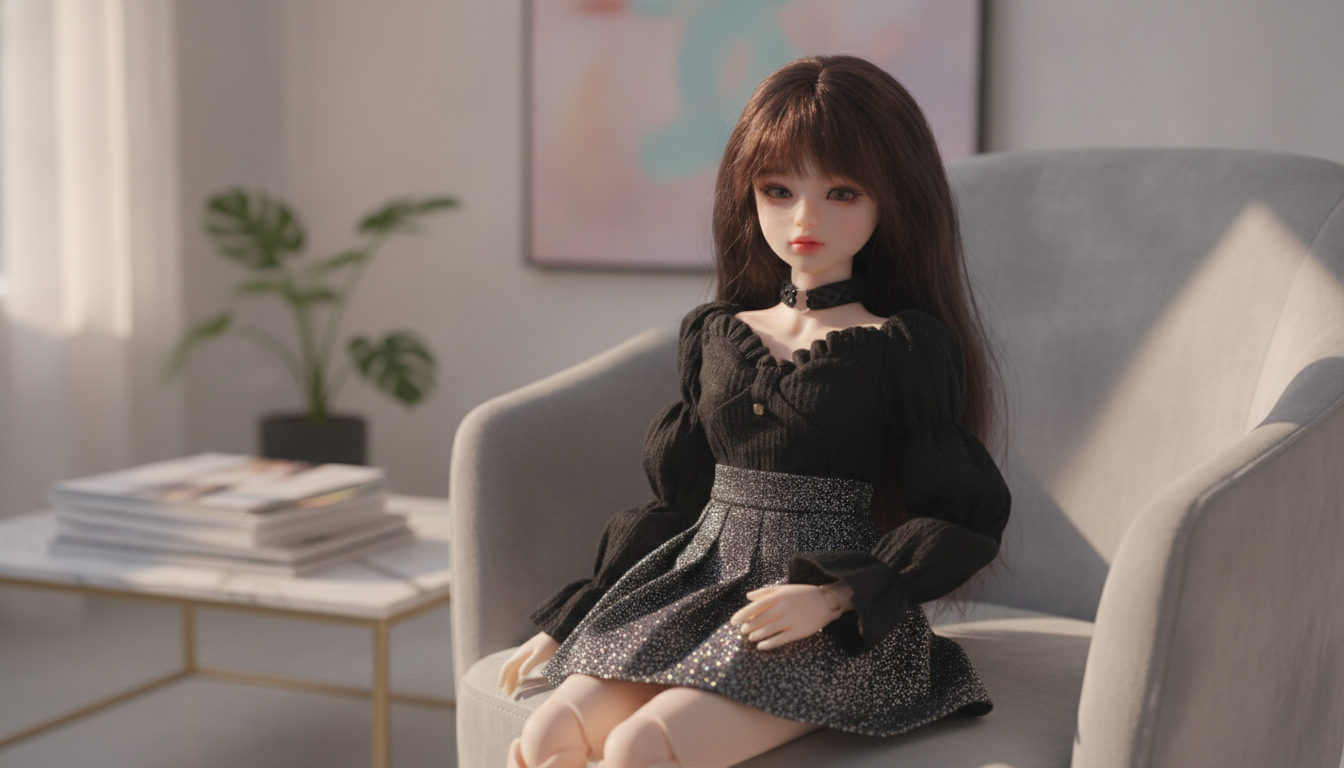 Aurola 1/6 BJD Fullset: Korean Style Glitter Skirt