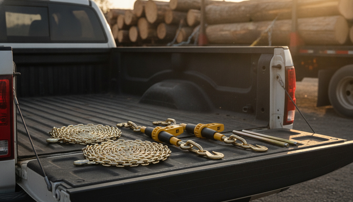Heavy-Duty Ratchet Chain Binder Set: Safe, Tight Loads