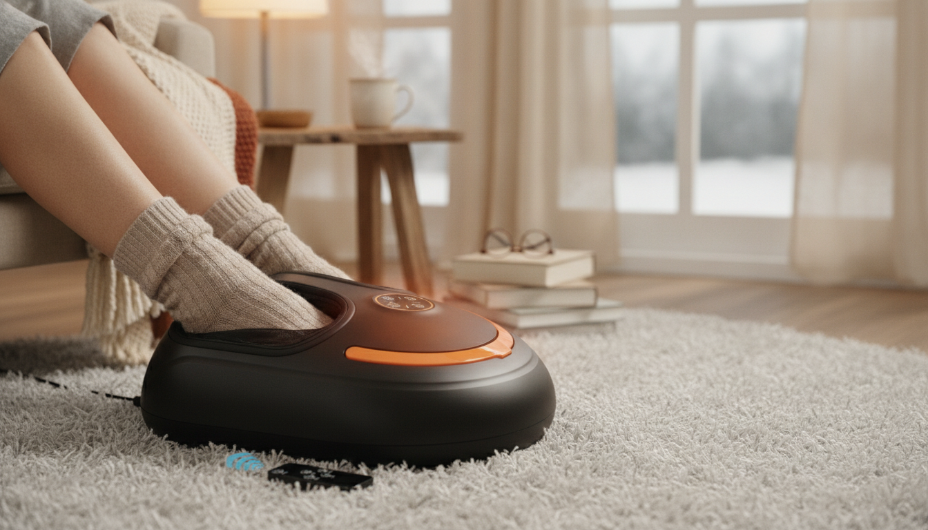 Shiatsu Foot Massager: Heat & Air Compression at Home