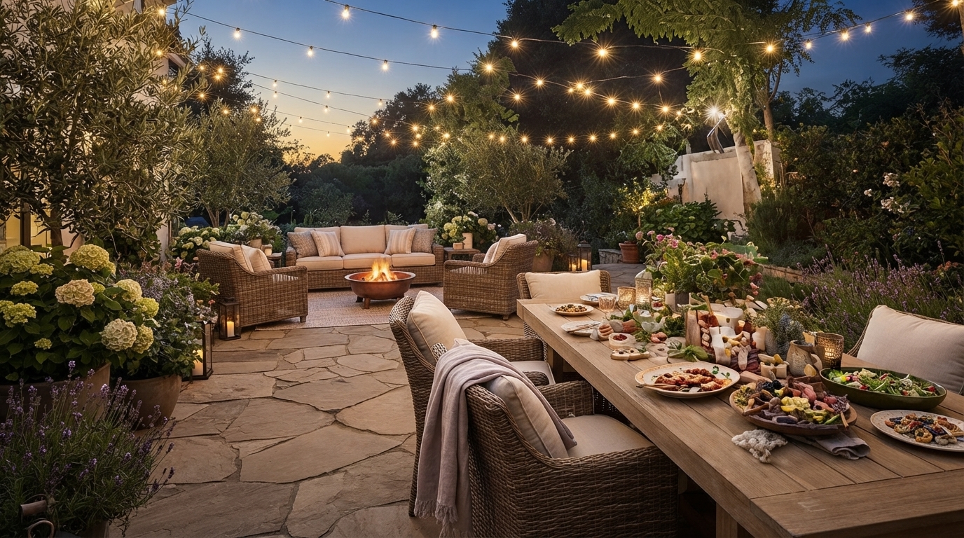 Seasonal Patio Furniture Layout Plan for Any Backyard