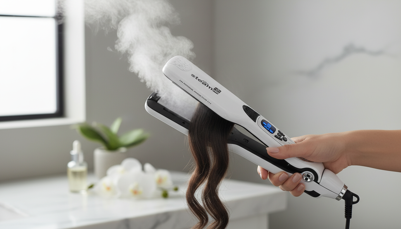 Steam Hair Straightener Benefits: Shine, Less Frizz, Less Heat